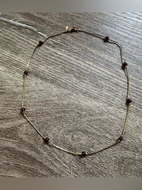 Monet Gold-Tone Necklace with Colored Beads